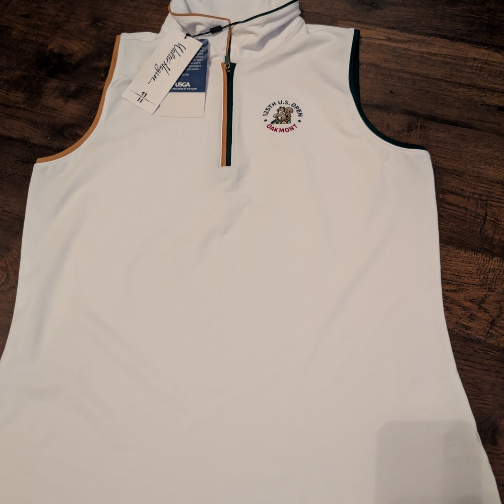 White USGA Sleeveless Top Walter Hagen Women's Medium NWT ($55 Retail)